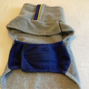 Fleece Dog Coat High Collar